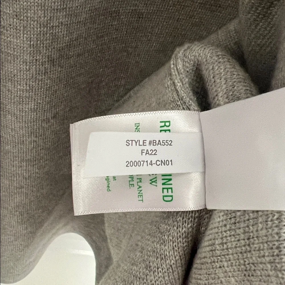 J.Crew Eloise Sweater Blazer Cardigan Light Gray Cotton Blend Women's 2X